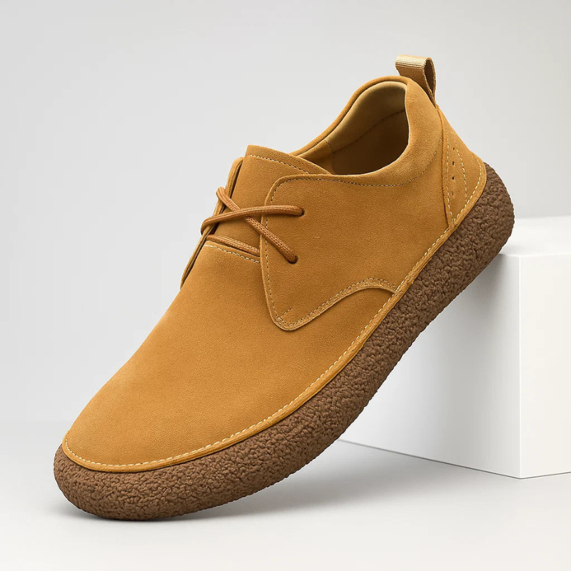 Men's Thick Sole Derby Shoes