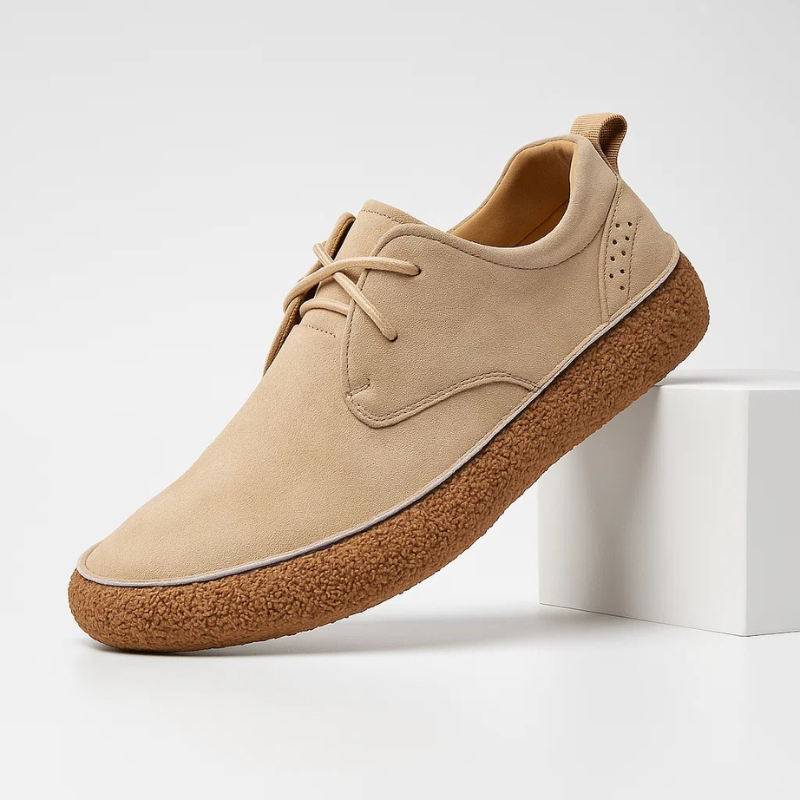 Men's Thick Sole Derby Shoes