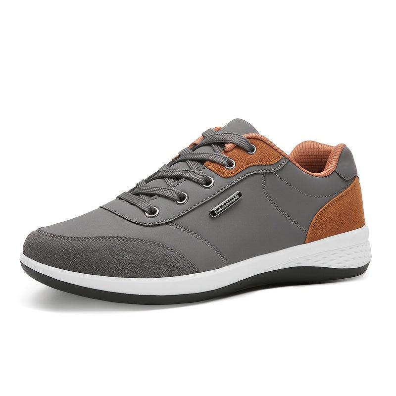 Men's Two-Tone Low-Top Sneakers