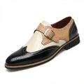 Men's Wingtip Monk Strap Shoes