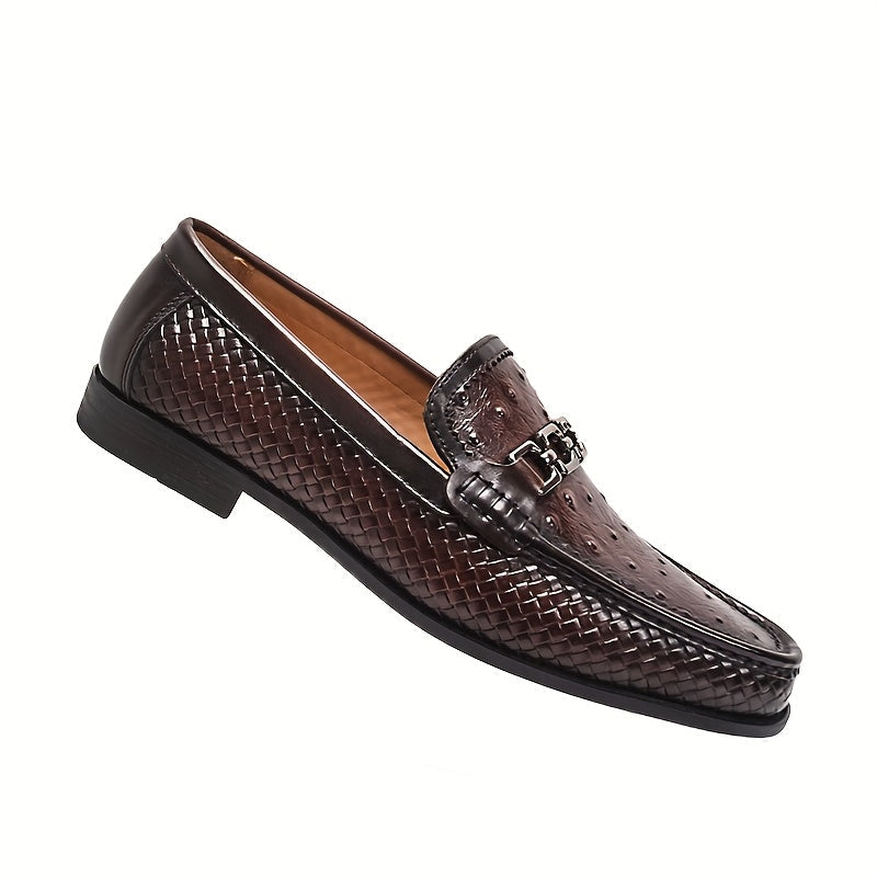 Men's Woven Horsebit Loafers