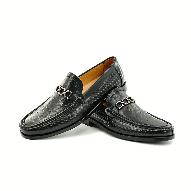 Men's Woven Horsebit Loafers