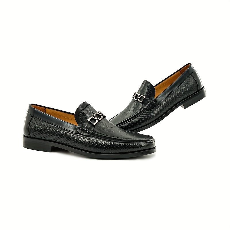Men's Woven Horsebit Loafers
