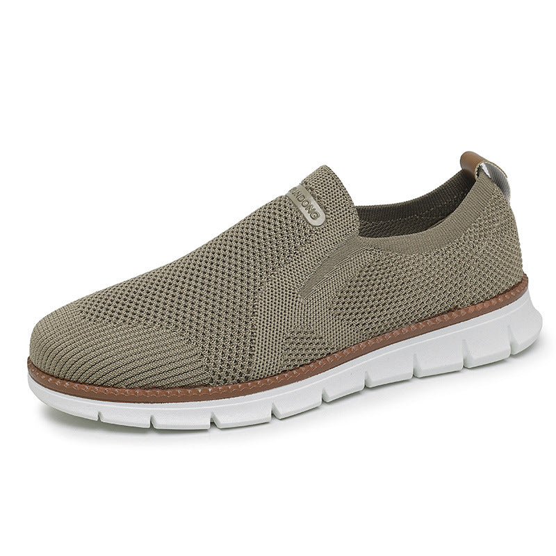Men's Knit Low Top Slip-On Sneakers