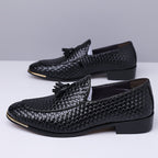 Men's Woven Tassel Loafers
