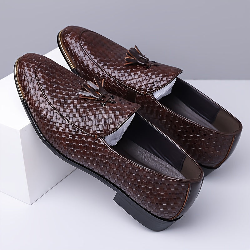 Men's Woven Tassel Loafers