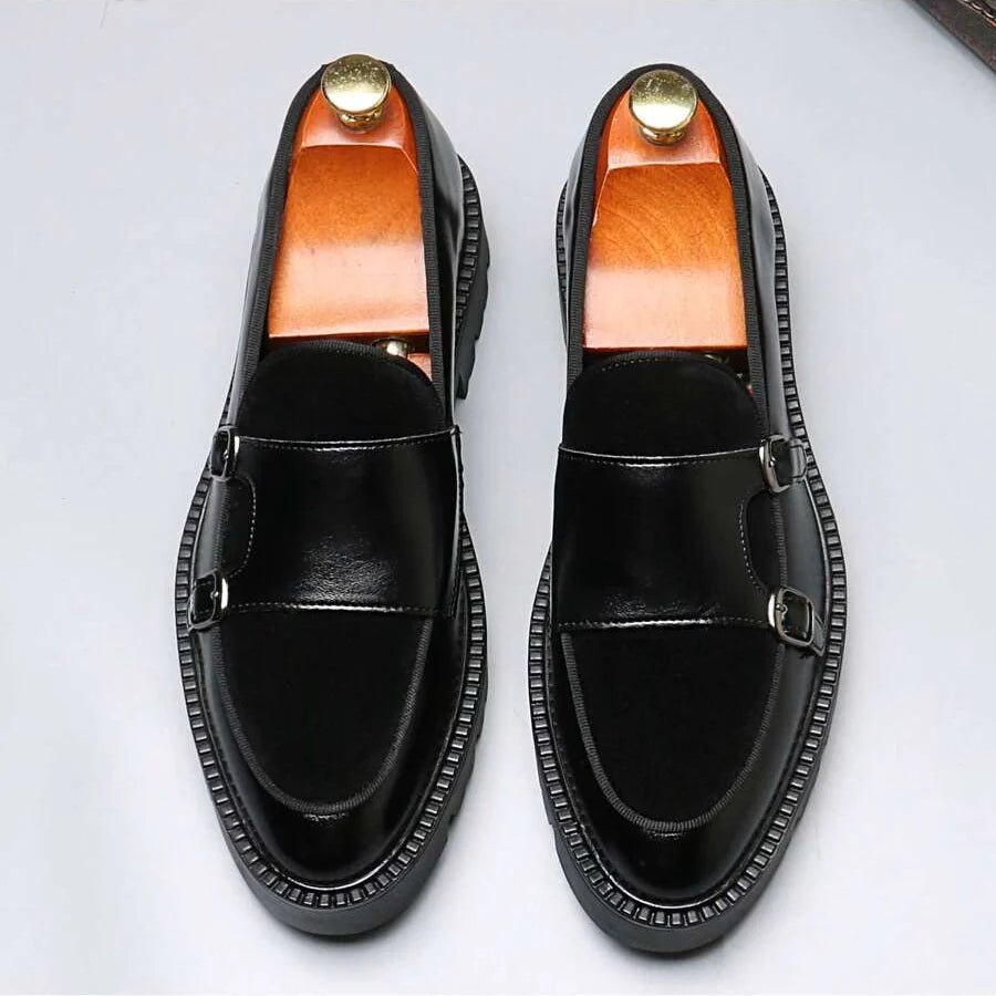 Men's Double Buckle Loafers