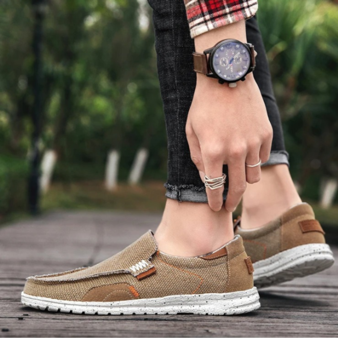 Men's Slip-On Woven Loafers