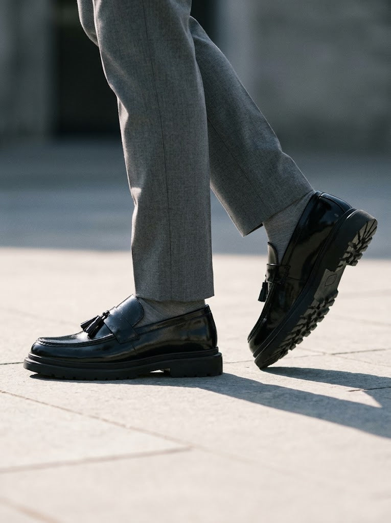 Men's Leather Tassel Loafers
